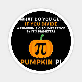 Funny Halloween Costume Math Teacher Pumpkin PI Men Adult Magnet